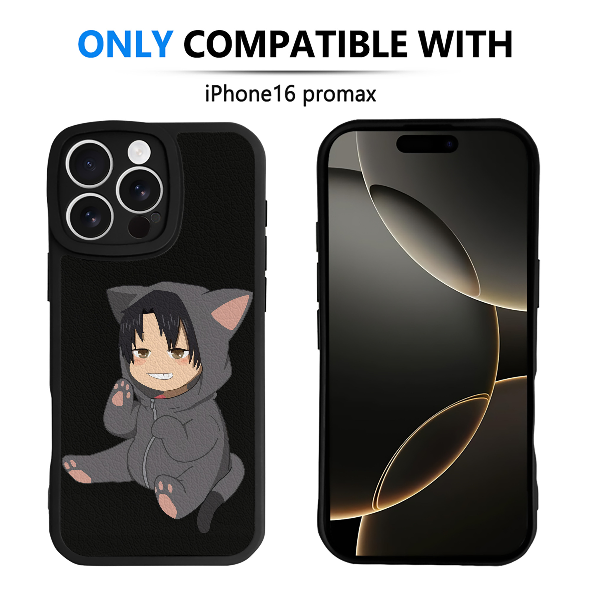 （画像用） ハイキュー!! Haikyu!! 【iPhone 16シリーズ対応】シリコンスマホケース（レザー調） 材質：シリコン